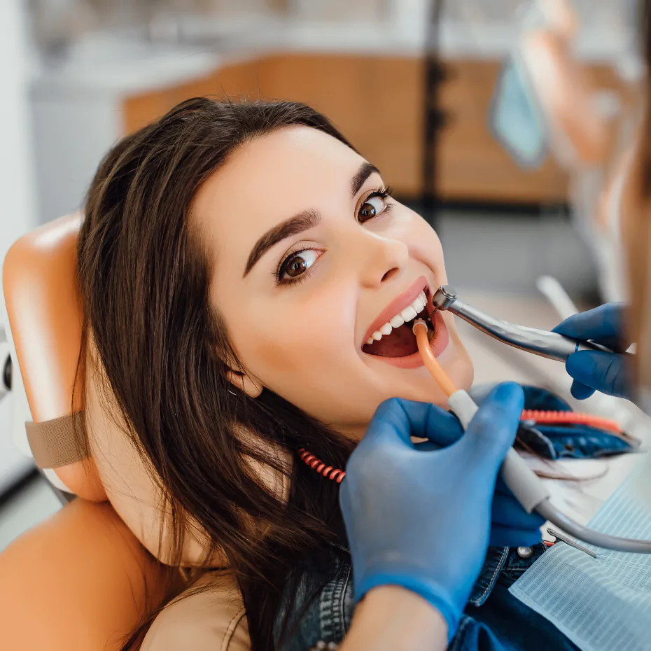 Paciente siendo atendida