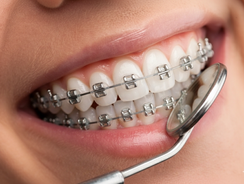 Dientes con brackets